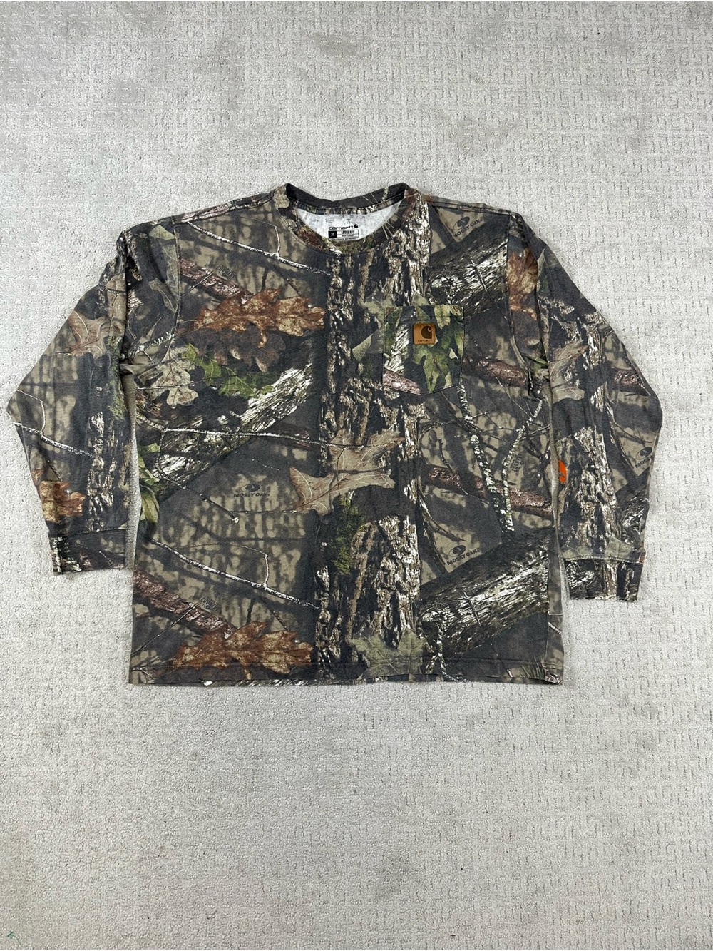 Carhartt Men’s Long-Sleeve Camo Pocket T-Shirt